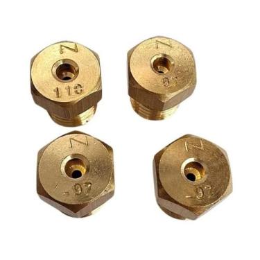 Imagem de Bicos Injetor Gás Natural Fogão Cooktop Fischer 4 Bocas 1519