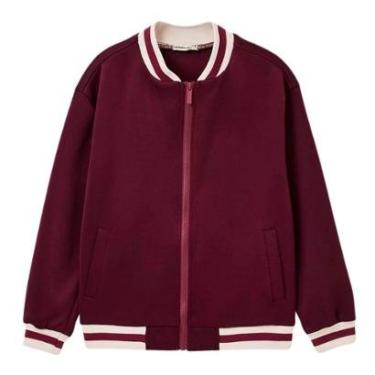 Imagem de Jaqueta Infantil Hering Bomber Com Detalhes Em Eetilínea Menina-Feminino