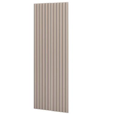 Imagem de Painel Ripado De Madeira Para Sala Quarto 89x250cm Bairon D03 Fendi - Lyam Decor