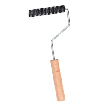 Imagem de MotiveTech Rolo de Fibra de Vidro, Portátil, Ergonômico, Antiderrapante, Rolo de Bolhas Portátil, Ferramenta de Pá de Bolhas para Banheira, Chuveiro, Banheira, C, Cabeça 28x100mm