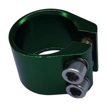 Imagem de Fenteer Grampo de canote de selim de bicicleta 28,6 mm, acessório de substituição confiável, grampo de aperto leve, de canote de selim de bicicleta de estrada, Verde