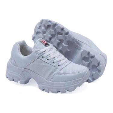 Imagem de Tênis Dix Plataforma 2187, Branco, 37