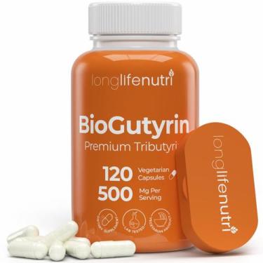 Imagem de Suplemento LongLifeNutri BioGutyrin Tributyrin 500 mg 120 cápsulas