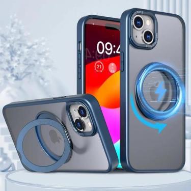 Imagem de Capa Capinha Anti Impacto Anel Magsafe Compativel Com iPhone 15 Plus -