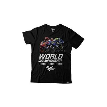 Imagem de Camiseta Motogp Championship Preta Grife Oficial Certificada, P