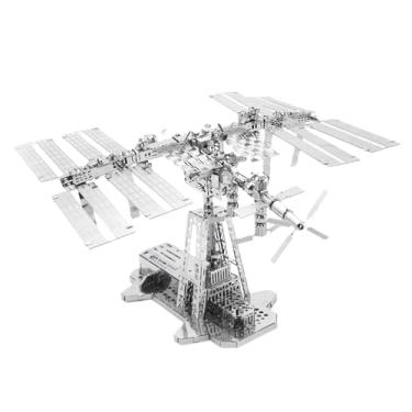 Imagem de METAL-TIME, International Space Station Model, ISS Space Station Metal Model Kit, 3D Metal Model Kits to Build for Adults, Model Space Station Astronauts Lodge by Metal Time.