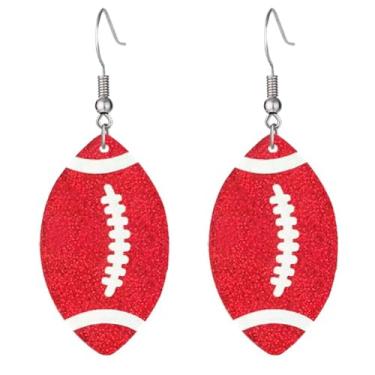 Imagem de YasiIm Brincos femininos delicados de couro com glitter, leves, pendentes, pingentes, elegantes, campeonatos, lantejoulas, folha, gancho, para mulheres, Large, Acrílico, Sem pedra preciosa