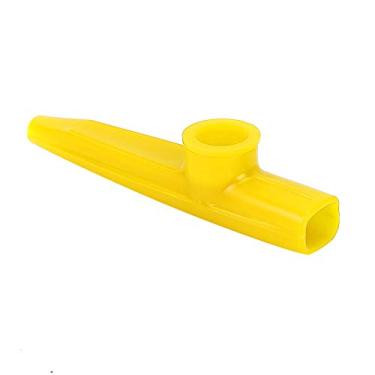 Imagem de aqxreight Plástico Portátil Kazoo Parceiro para Ukulele e Guitar Fun e Easy Musical Instrument (Amarelo)
