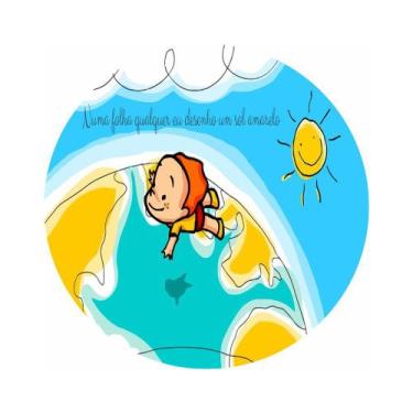 Imagem de Painel De Tecido Sublimado Redondo Aquarela 01 C/Elástico - Fabrika de