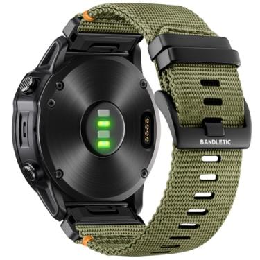 Imagem de Bandletic Pulseira de relógio Garmin Fenix 7X 6X 5X - pulseira de nylon resistente de 26 mm para Fenix 8 de 51 mm/Instinct 2X Solar/Enduro 2 3/Quatix 3/Tactix 7/Epix Pro 2/D2 Bravo Delta/Descent