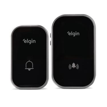 Imagem de Conjunto de Campainha Sem Fio – 280m Controle de Volume, 36 Sons, Bivolt - Preto