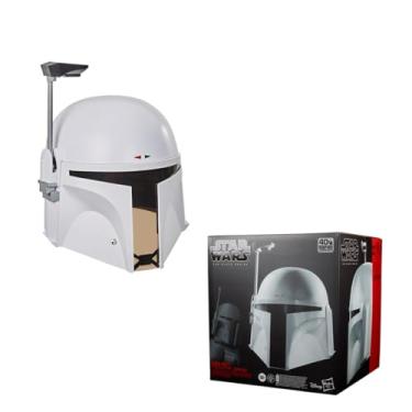 Imagem de Star Wars Réplica de hélice The Black Series tamanho real – Capacete eletrônico de armadura de protótipo Boba Fett