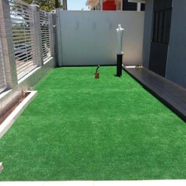 Imagem de Rolo Grama Sintética 7mm Tapete Artificial Jardim Verde 1m² - Colaí, 2