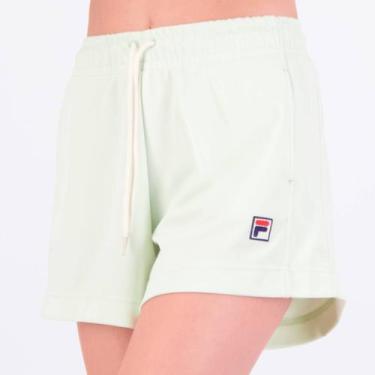 Imagem de Shorts Fila Heritage F-BOX Feminino Verde Claro, G