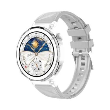 Imagem de Relógio Inteligente Masculino Com Tela AMOLED HD, Bluetooth, GPS, NFC 