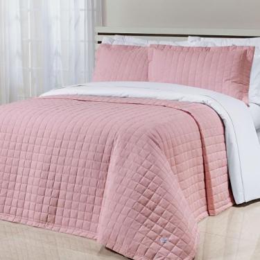 Imagem de Cobre Leito Casal Queen Glass Tecido 200 Fios 100% Algodão 03 Peças - 