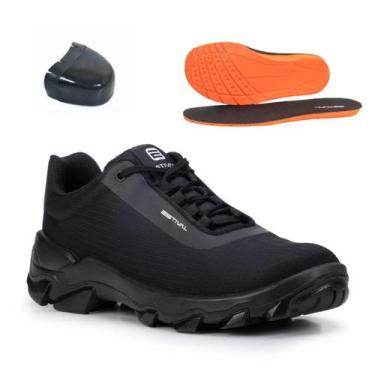 Imagem de Sapato de Segurança Hybrid Move All Black Estival Bico Composite Intei