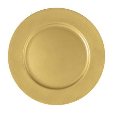 Imagem de Sousplat Redondo Dourado 33Cm Rafimex