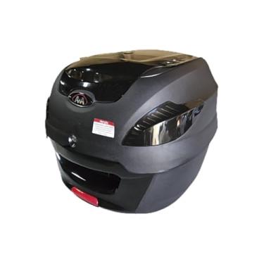 Imagem de Baú Para Moto 41 Litros Original | Com Base Para FixaçãO | Capacidade MéDia(AllBlack)