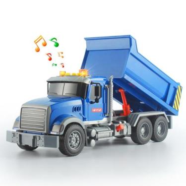 Imagem de Dump Truck Toy ANJARU 15 Push & Go com luzes e sons há mais de 3 anos