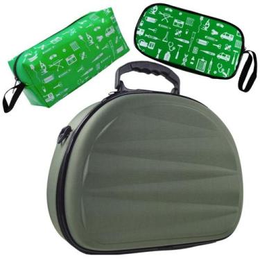 Imagem de Kit Maleta Médica Bolsinha Case Capinha Aparelho Pressão Estetoscópio 