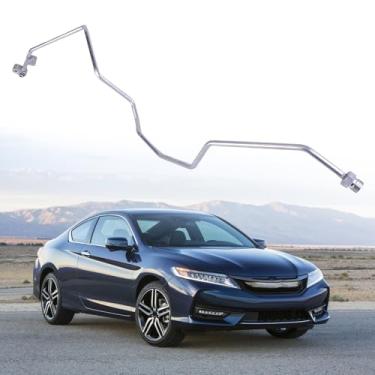 Imagem de 80341-T2F-A01 Linha de tubo receptor de mangueira CA de metal compatível com Honda Accord 2013-2016 Mangueira de tubo de ar condicionado de alta pressão