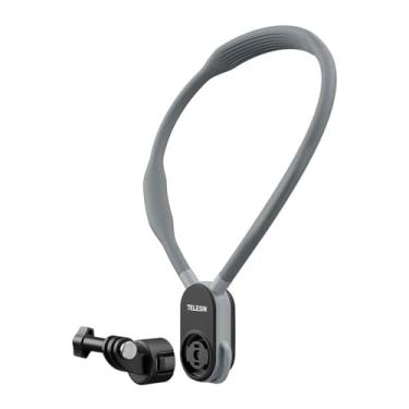 Imagem de Suporte de Pescoço S2 Liberação Rápida GoPro Hero 13 12 11 10 9 8, DJI Osmo Action 5 Pro 3 4, Insta360 X5 X4 X3, AKASO Ajustável com Alça de Peito para Filmagem Imersiva POV