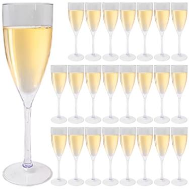 Imagem de Kit Taças de Champanhe Espumante em Acrílico Premium Transparente 180ml (24)