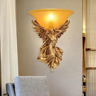 Imagem de Luminária de parede moderna e criativa para sala de estar, quarto, escritório, casa de campo, hotel, quarto infantil, corredor, café, restaurante ocidental, com iluminação LED (Estilo 38 à e