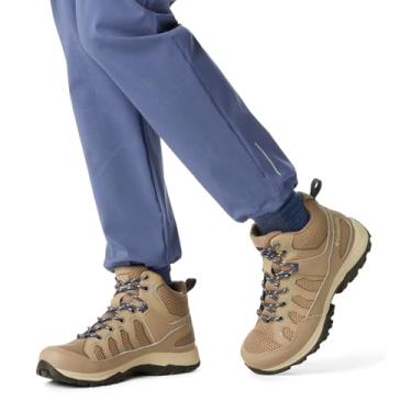 Imagem de Columbia Tênis feminino granito à prova d'água, marrom acinzentado/noturno, 34 largo, Marrom acinzentado/noturno, 5 Wide