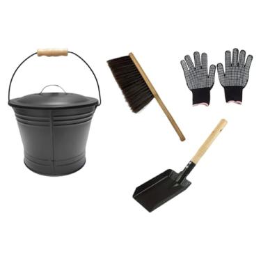 Imagem de Generic Balde para Cinzas de Lareira, Kit para Lareira, Fácil de Usar, Essencial, Profissional E Portátil.
