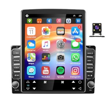 Imagem de Rádio estéreo automotivo para Ford F-150 F150 2004 2005 2006 2007 2008 com tela sensível ao toque sem fio Carplay Android Auto 9,7 polegadas, unidade de cabeça de rádio veicular com câmera de reserva