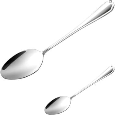 Imagem de Kit 12 Colheres de Sobremesa, Aço Inox, 16,5cm, Acabamento Polido, Resistente à Ferrugem, Cor Inox