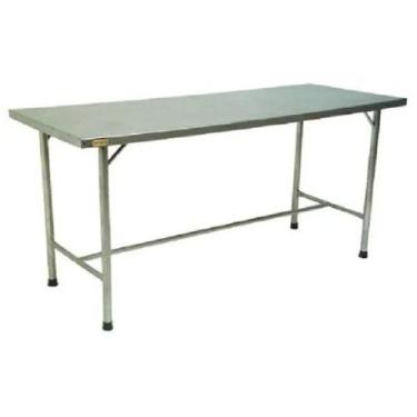Imagem de Mesa Total Aço Inox 304 Fritomaq 150x70cm