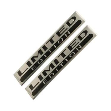 Imagem de Emblema Adesivo 3D De Alumínio Edição Limitada Para Carros E Motocicle