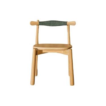 Imagem de Cadeira Uçá Verniz Madeira Tauari (ambiente interno) Assento em Madeira e Encosto com Corda