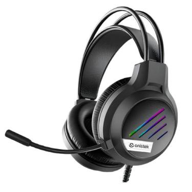 Imagem de Fone Gamer Profissional com LED e Microfone  Som Potente em PC, Consol