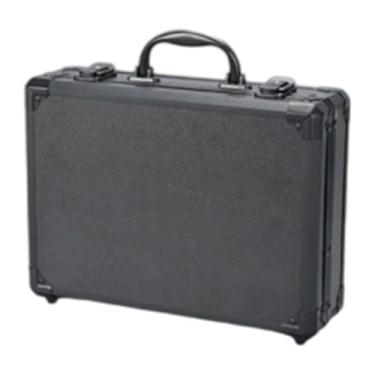 Imagem de IEUDNS Caixa de ferramentas portátil, estojo para ferramentas elétricas, alumínio com inserção de espuma, organizador de peças para oficina, caixa de, Preto, 33x24x10cm