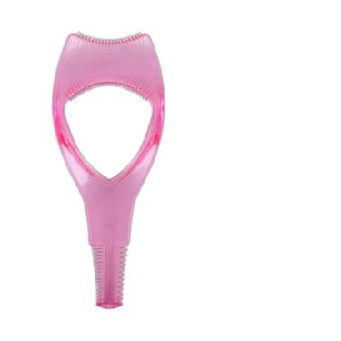 Imagem de Conjunto de pincéis de maquiagem 3 em 1, kit de mini pincéis cosméticos fáceis de usar, função completa, tamanho pequeno, com estojo para mulheres, rosa