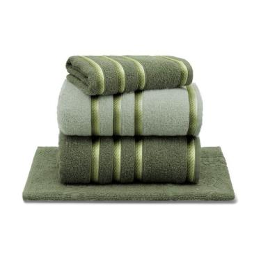 Imagem de Jogo de Toalha Banhão 4 Peças Classic 100% Algodão Premium Gramatura 3