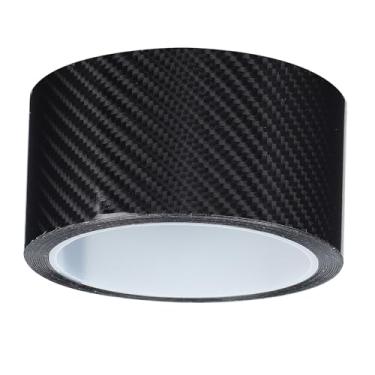 Imagem de Dpofirs Película Protetora de Fibra de Carbono, Adesivo Antiarranhões Preto para Proteção de Borda de Carro, Flexível e Durável para a Maioria Dos Carros, Caminhões, SUVs, 3,9 X 9,8 Pés (#2)