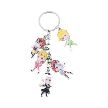 Imagem de Chaveiro JoJo Bizarre Adventure Killer Queen Josuke Com Arco E Flecha 