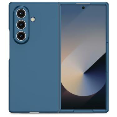 Imagem de Capa Protetora Premium para o Samsung Galaxy Z Fold 5 - Case com Proteção na Câmera, Anti-Impacto e Antirrisco com Encaixe Perfeito para Dobrar e Abrir - Cor: Azul