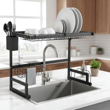 Imagem de Escorredor De Louças Suspenso Modular Ou Bancada Organizador Escorredo