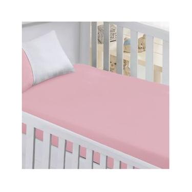 Imagem de Lençol Baby Buettner Liso Rosa 105X160cm - Buettner