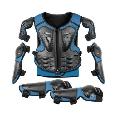 Imagem de Colete De Armadura Para Crianças Motocross Jaqueta De Proteção Com Joe