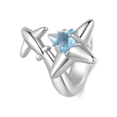 Imagem de GemKing Pulseira de algemas de coração SCB297, Prata esterlina, Sem Pedra Preciosa