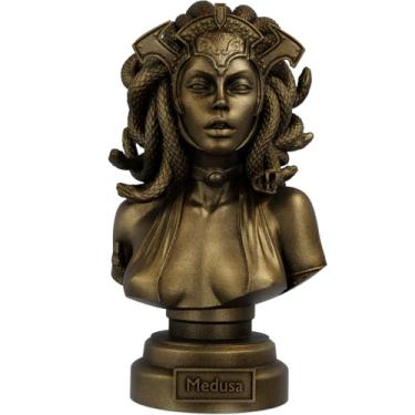 Imagem de Estátua Busto Medusa (Cor Ouro Velho)