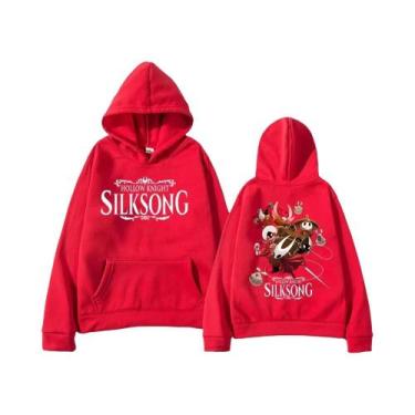 Imagem de Moletom Unissex Hollow Knight Silksong De Manga Longa Casual Moda De R