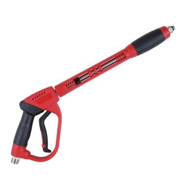 Imagem de Luocute Pistolas Lavadoras de Pressão, Pistolas Lavadoras de Alta Potência de 5000 PSI Com 5 Pontas de Bico, Encaixe M22, Comprimento de 40 Polegadas, Conexão Rápida de 1/4 Polegada para (2)